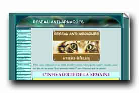 screenshot de arnaques-infos.org/index.html