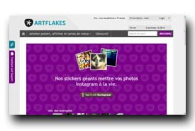 screenshot de www.artflakes.com/artsticker