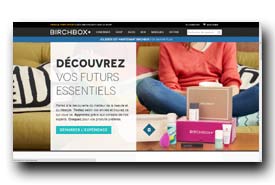 screenshot de www.birchbox.fr