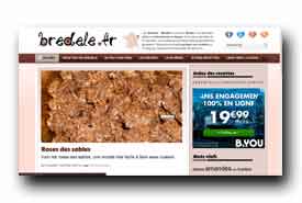 screenshot de www.bredele.fr