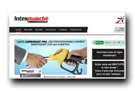 screenshot de www.carburantpro-intermarche.com