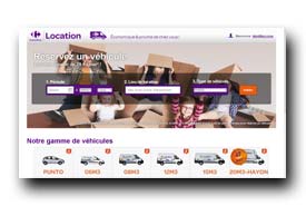 screenshot de www.carrefourlocation.fr