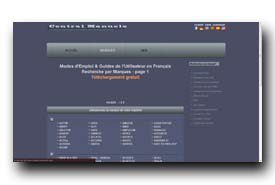 screenshot de www.central-manuels.com