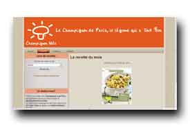 screenshot de www.champignonidee.fr/recettes.php