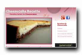 screenshot de www.cheesecake-recette.com