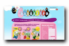 screenshot de www.collection-barbapapa.fr