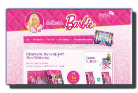 screenshot de www.collection-barbie.com