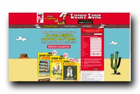 screenshot de www.collectionluckyluke.fr