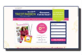 screenshot de www.collection-tricotpassion.com