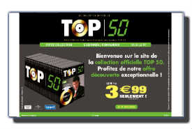 screenshot de www.collectiontop50.com