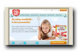 screenshot de www.creermonlivre.com/livres-enfant