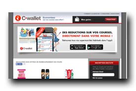 screenshot de www.cwallet.couponnetwork.fr