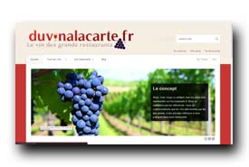 screenshot de www.duvinalacarte.fr