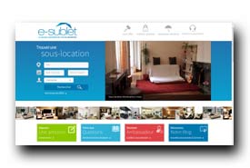 screenshot de www.e-sublet.fr