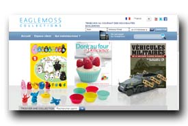 screenshot de www.eaglemoss.fr