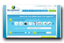 screenshot de www.eco-systemes.fr