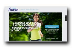 screenshot de fitnessmyasics.com