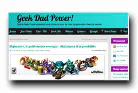 screenshot de www.geekdad.fr/2011/11/skylanders-le-guide-des-personnages-statistiques-et-disponibilites