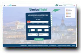 screenshot de geniusflight.com