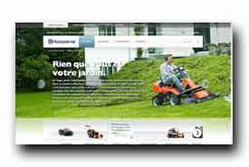 screenshot de www.husqvarna.com/fr