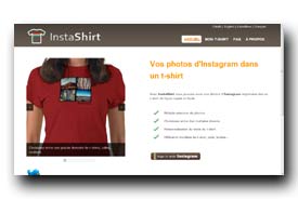 screenshot de www.instashirt.me