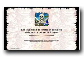 screenshot de www.pirates-corsaires.com/jeux-flash-pirates.htm