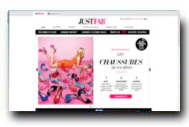 screenshot de www.justfab.fr