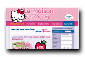 screenshot de www.lamaisondehellokitty.fr