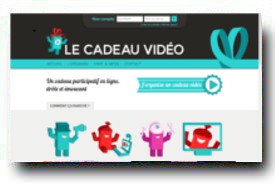 screenshot de www.lecadeauvideo.fr