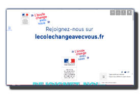 screenshot de www.lecolechangeavecvous.fr