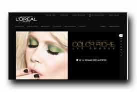 screenshot de www.loreal-paris.fr/_fr/_fr/home/index.aspx