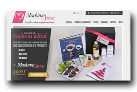 screenshot de www.madameaime.com