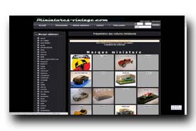 screenshot de www.miniatures-vintage.com