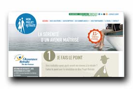 screenshot de www.monprojetretraite.fr