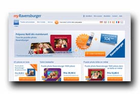 screenshot de www.myravensburger.com