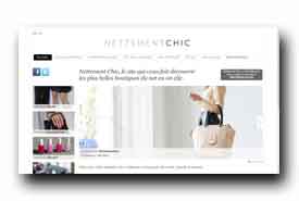 screenshot de www.nettementchic.com