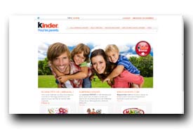 screenshot de parents.kinder.com/site/fr_FR