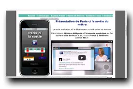 screenshot de www.paris-cilasortiedumetro.fr