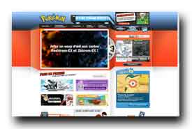 screenshot de www.pokemon.fr