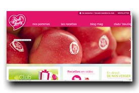 screenshot de www.pomme-pinklady.com