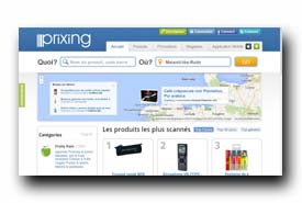 screenshot de www.prixing.com