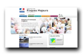 screenshot de www.risques.gouv.fr