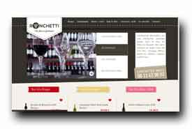 screenshot de www.vins-ronchetti.com