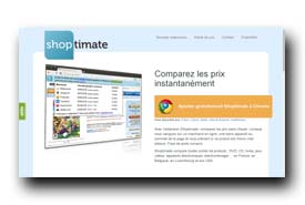 screenshot de www.shoptimate.fr