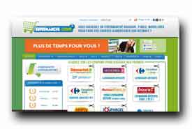 screenshot de www.supermarche-ligne.fr