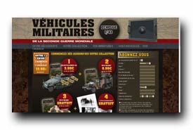 screenshot de www.vehiculesmilitaires.fr