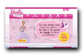 screenshot de www.barbie-collection.fr