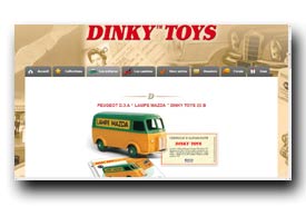 screenshot de www.collectiondinkytoys.fr