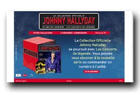 screenshot de www.collectionjohnny.com