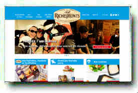 screenshot de www.richesmonts.fr